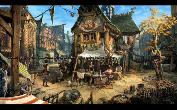 Zu Beginn ist Geron in Andergast unterwegs...